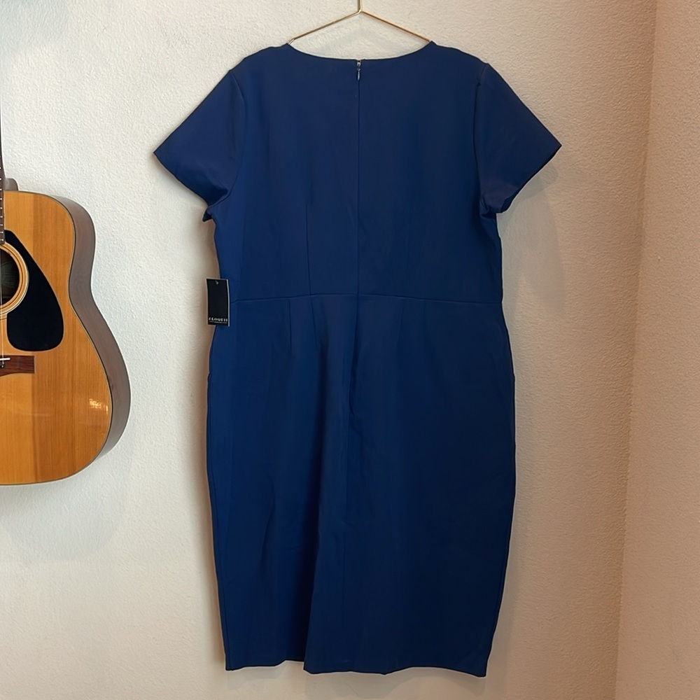 NWT Eloquii Jersey Knit Shift Dress Size 22 - Picture 7 of 9